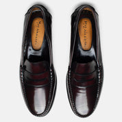 MORTERO zapato de vestir hecho a mano vista superior piel brillante
