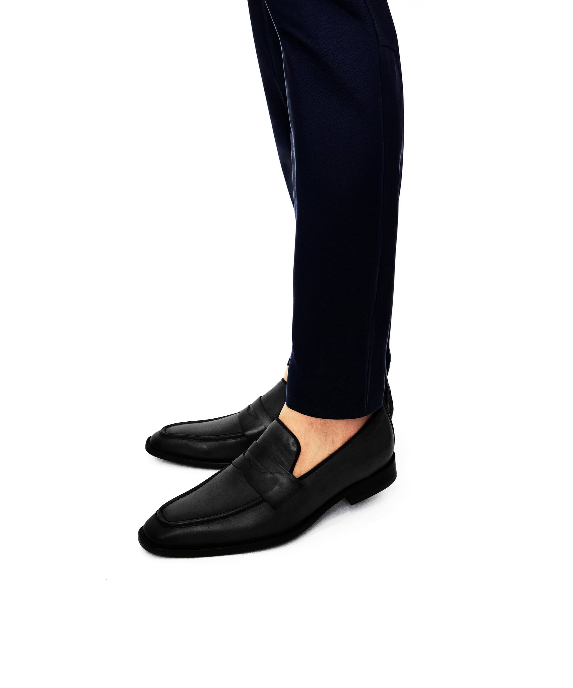 ANDANTE mocasín antifaz detalle piel premium balance estructura clásica
