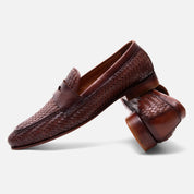 BOCETO mocasín london detalle tejido español colección SuitWalk
