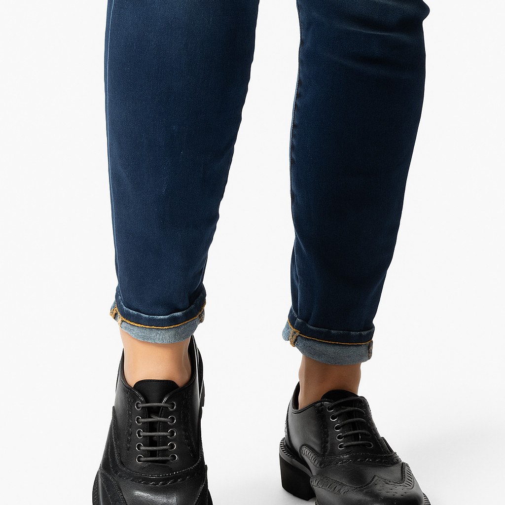 FOLKLORE zapato oxford brogue mujer negro detalle artesanal mexicano
