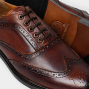 JUNCAL zapato oxford brogue london vista completa carácter absoluto
