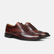 JUNCAL oxford brogue london vista trasera elegancia clásica
