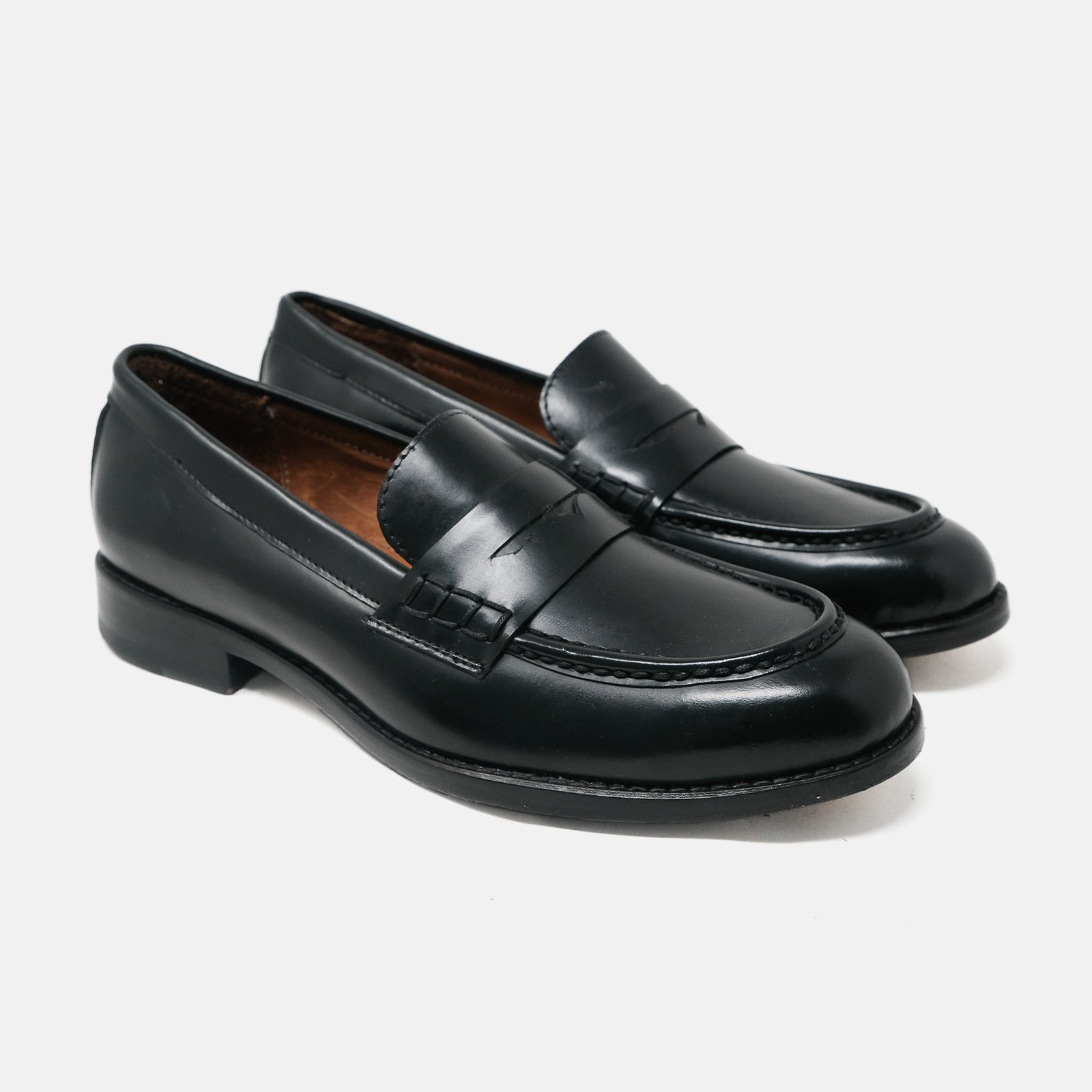NEXO zapato mocasín mujer negro vista superior SuitWomen hecho a mano México
