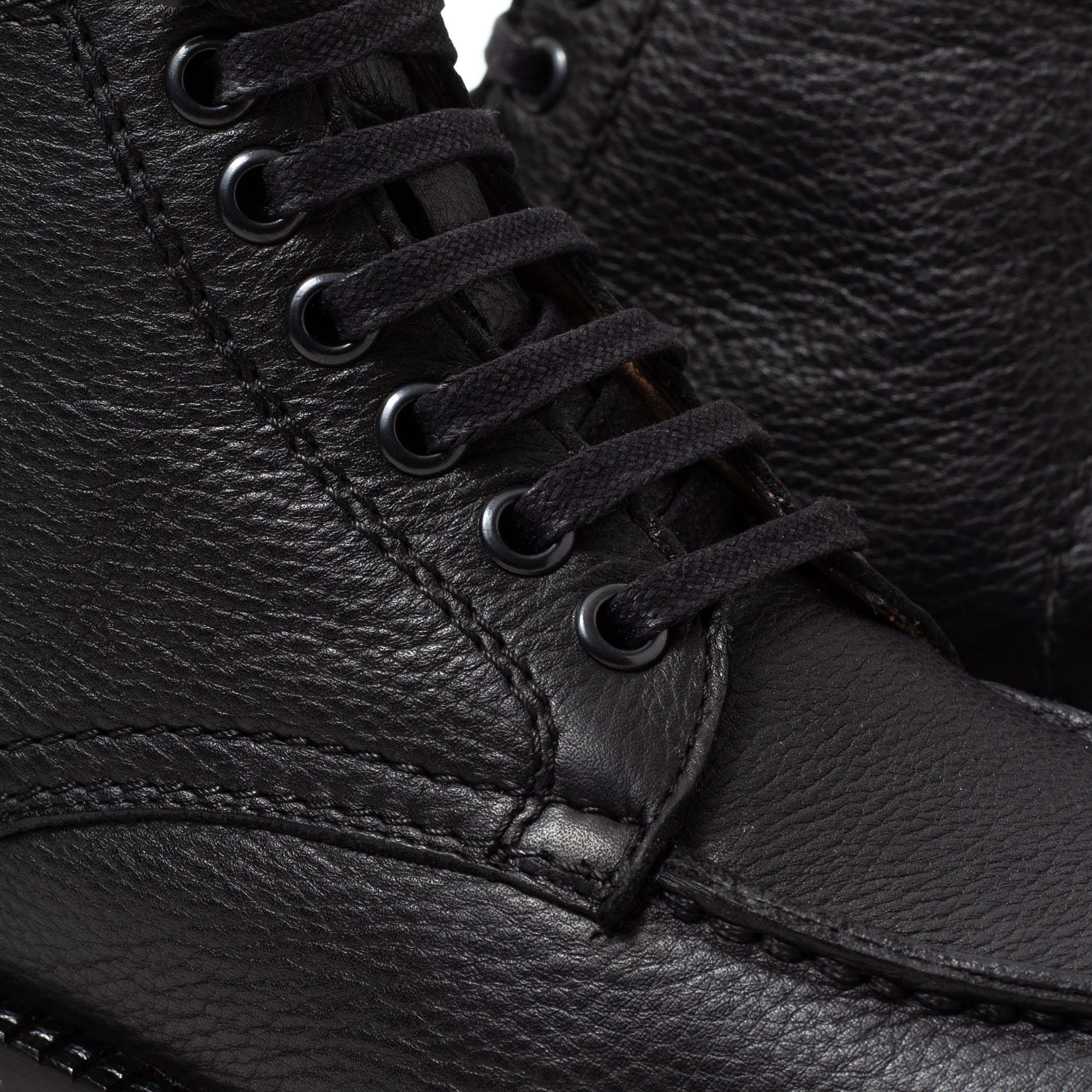 PETATERA bota mujer negro detalle construcción artesanal México
