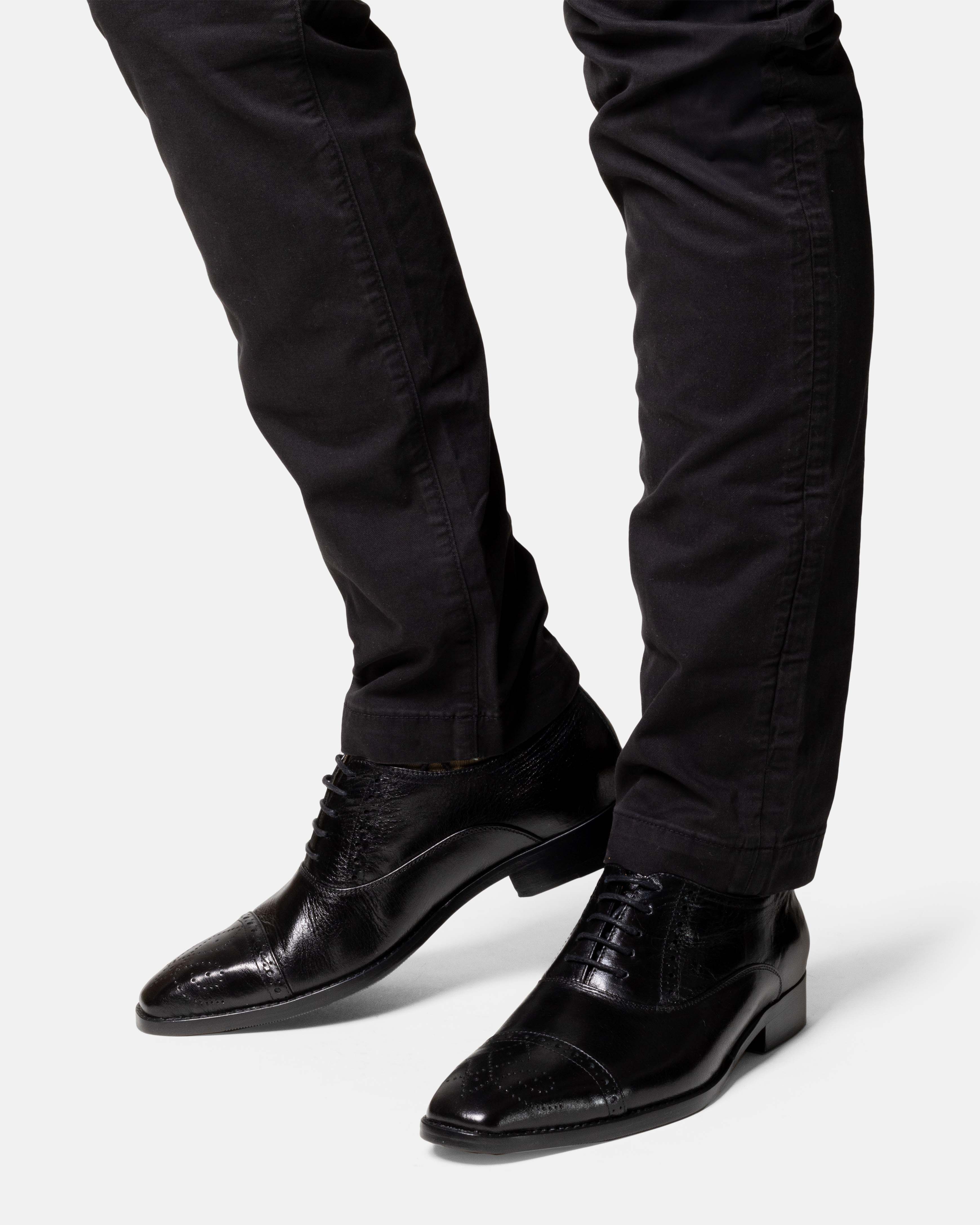 Oxford Negro SOTOL Muy Nacional Zapato Formal Artesanal Hombre México en Uso