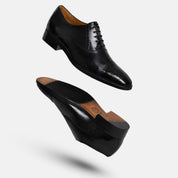 Oxford Formal Negro Hecho a Mano México SOTOL Vista Lateral | Muy Nacional
