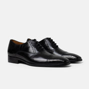 Zapato Oxford Negro SOTOL Piel Premium Costura Artesanal Hombre | Muy Nacional México