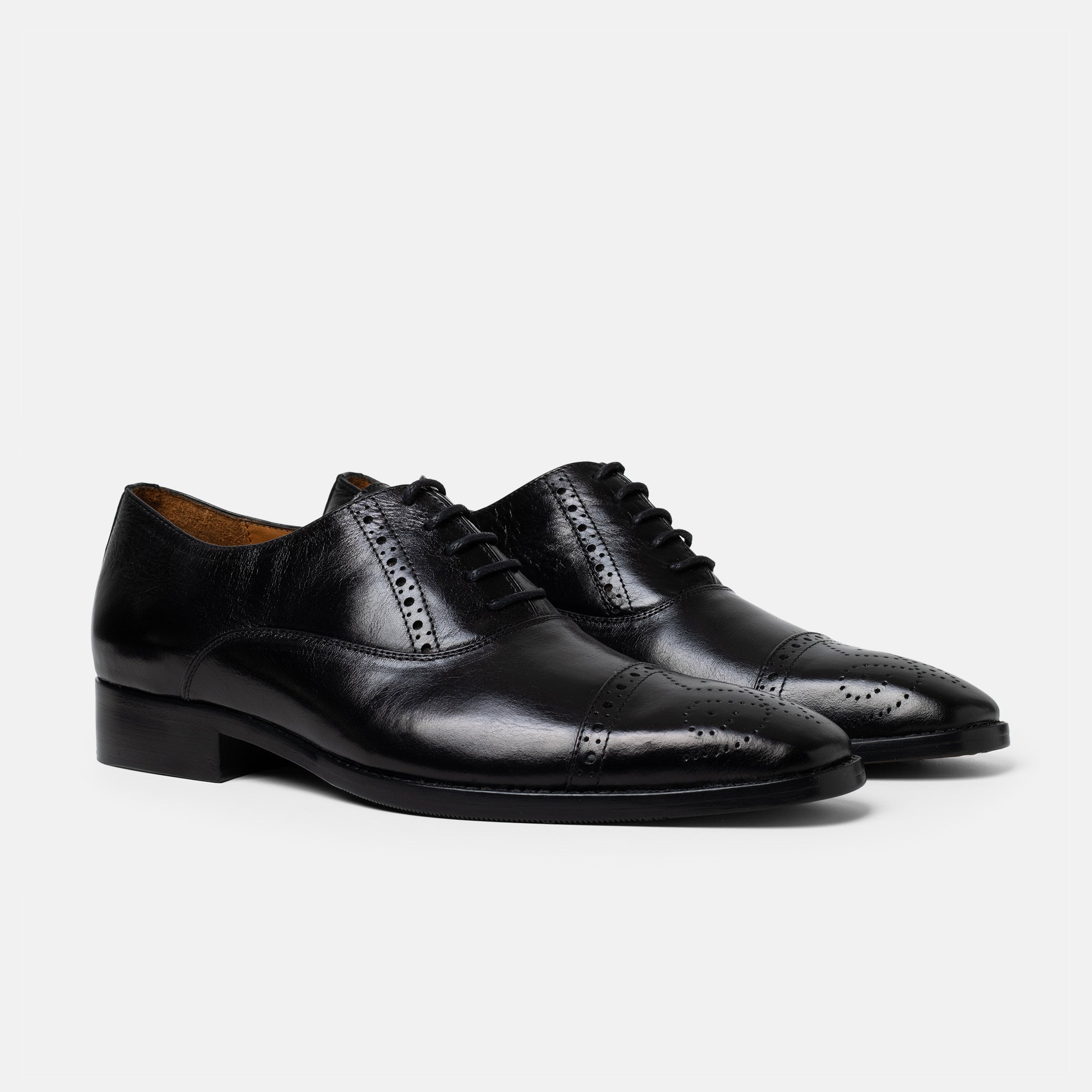 Zapato Oxford Negro SOTOL Piel Premium Costura Artesanal Hombre | Muy Nacional México