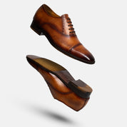 Oxford Caramel SOTOL Muy Nacional Zapato Formal Artesanal Hombre México 