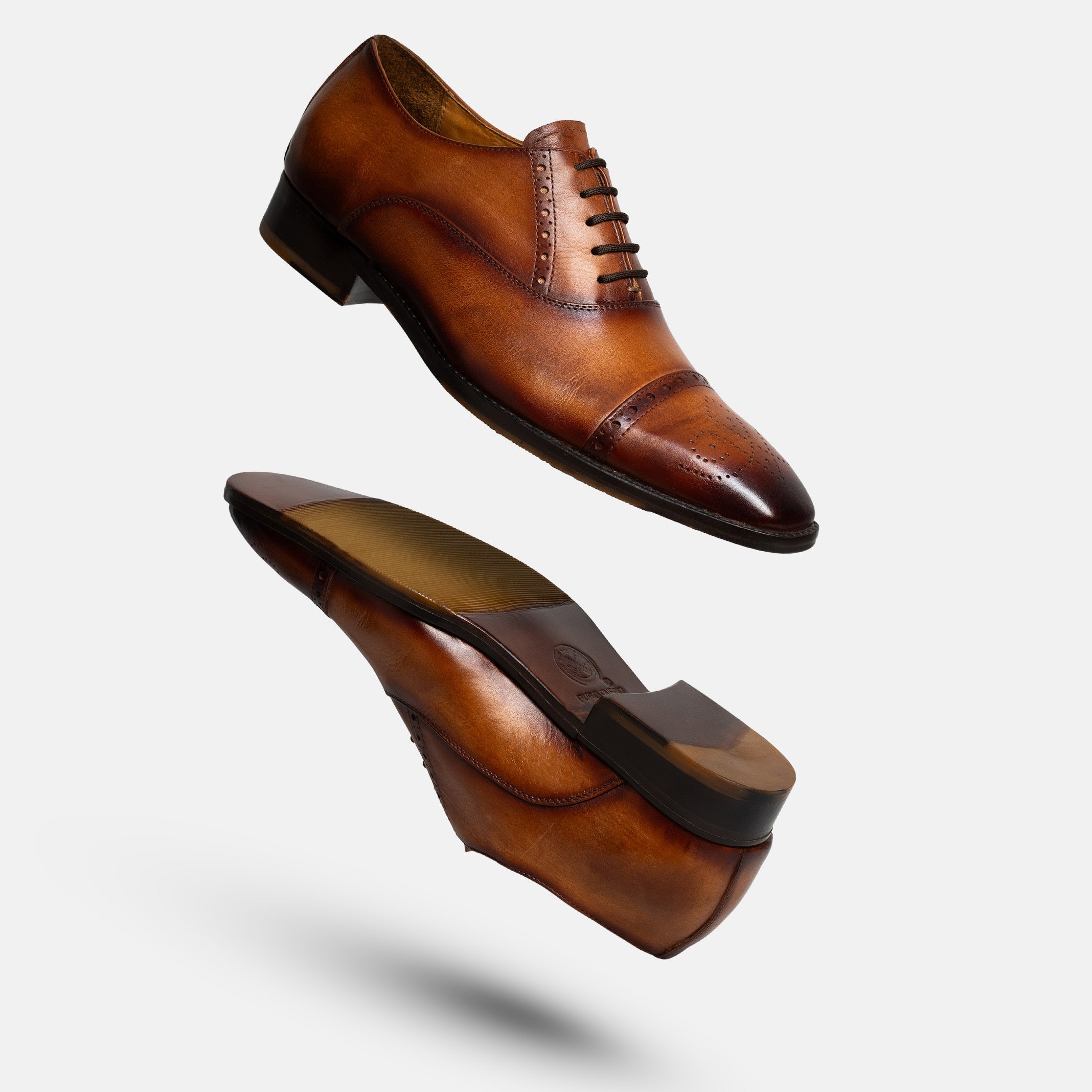 Oxford Caramel SOTOL Muy Nacional Zapato Formal Artesanal Hombre México 