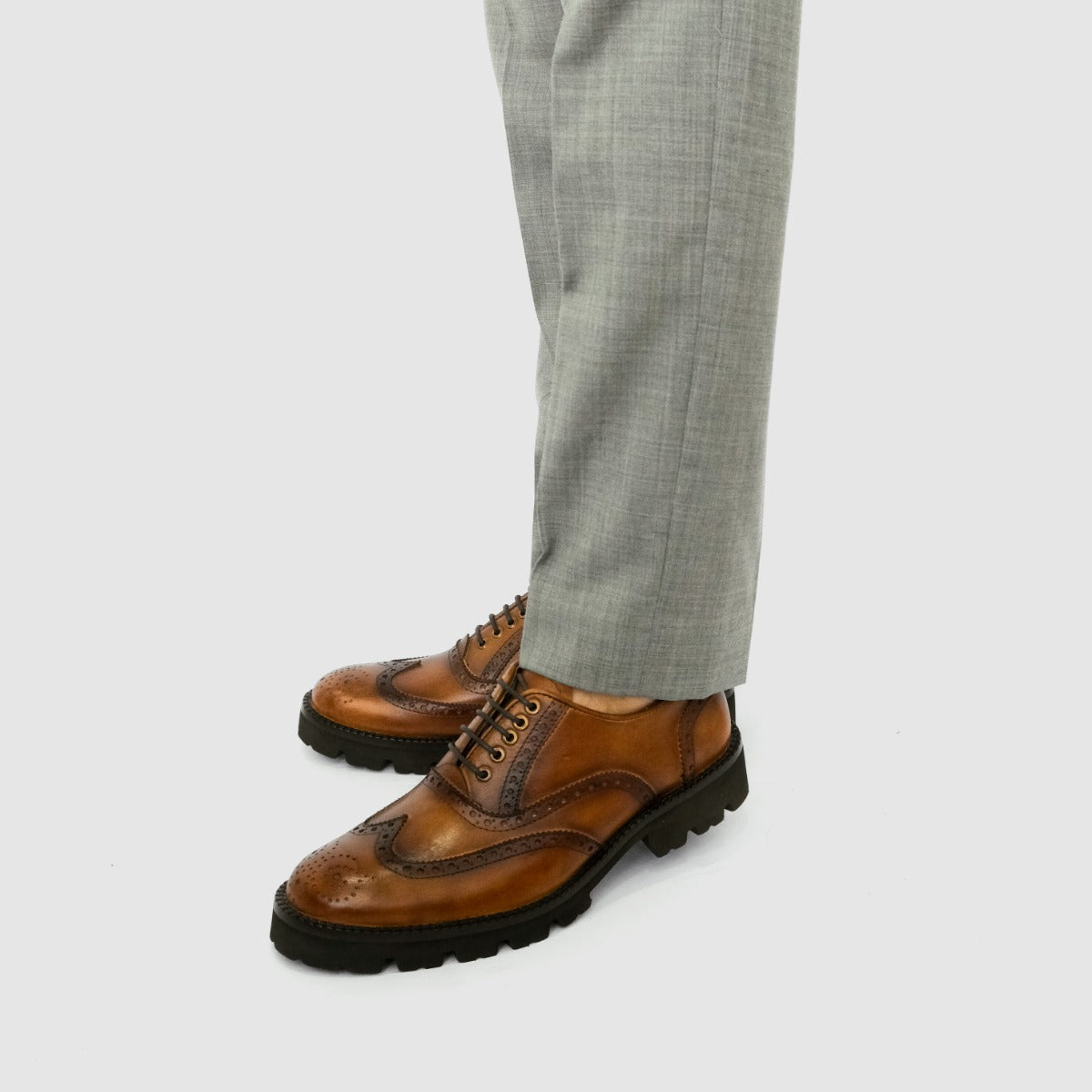 TEZAL oxford brogue london vista lateral suela ligera estilo contemporáneo
