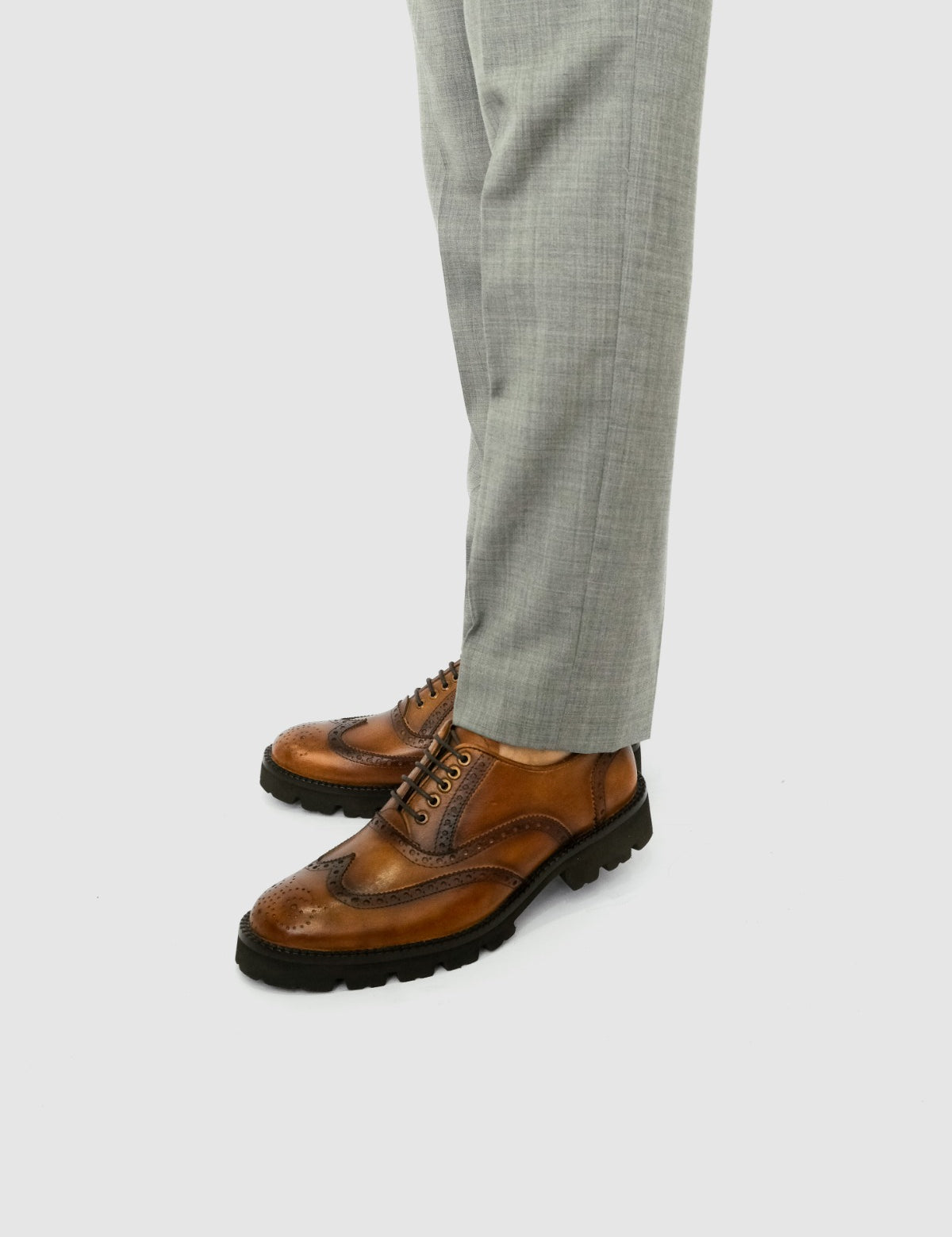TEZAL oxford brogue london vista lateral suela ligera estilo contemporáneo
