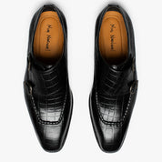 TOBALA monkstrap doble vista lateral máxima expresión distinción artesanal
