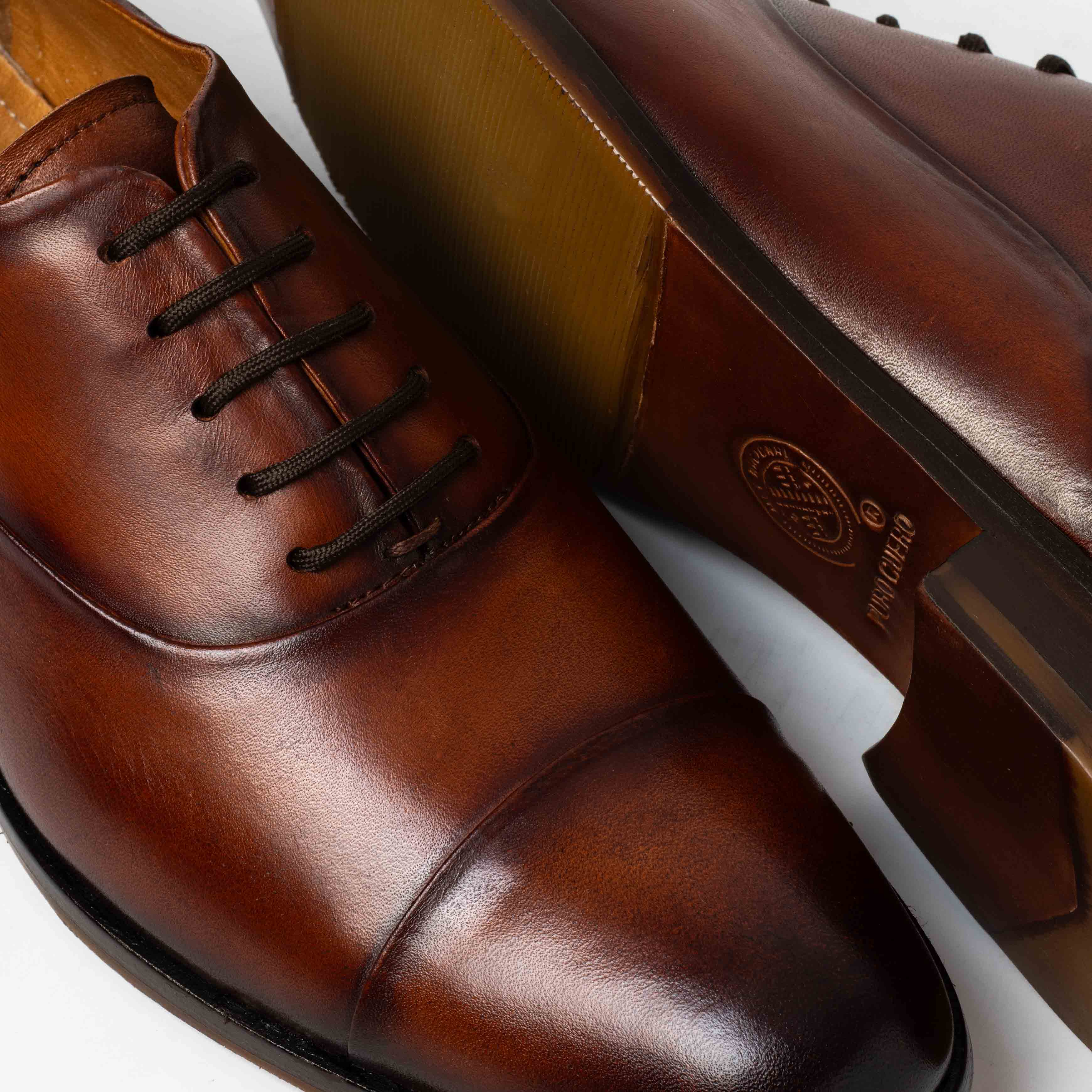 UMAN zapato oxford cap toe london vista completa estructura formalidad
